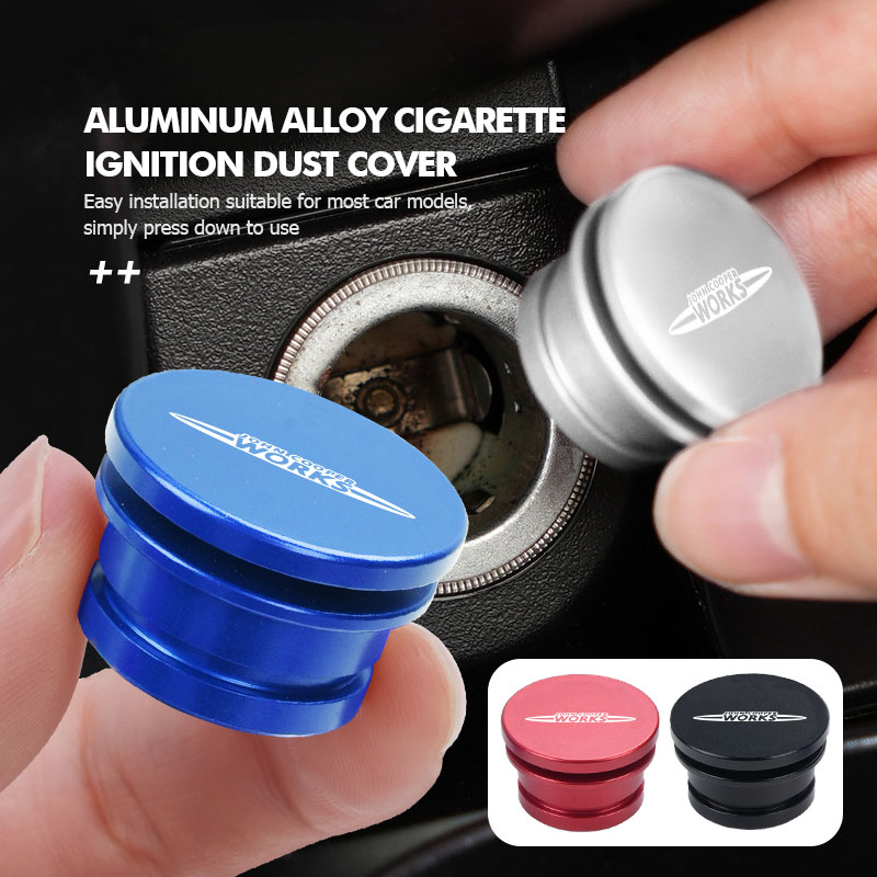 Vape Decoration - سيارة معدنية ولاعة السجائر غطاء الغبار