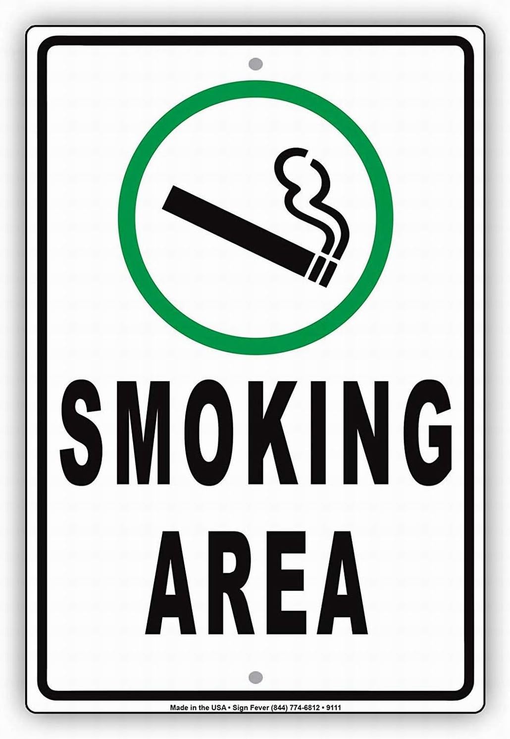 Vaping Store - لافتة أمان 12×16 سم تسمح بالتدخين