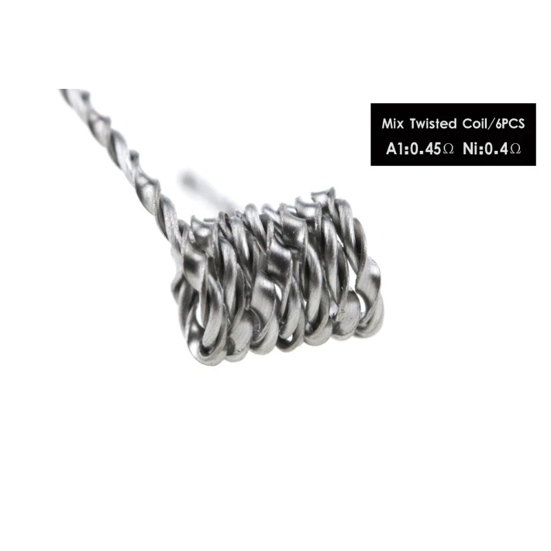 48 قطعة/مجموعة 8 في 1 ملفات مس - مراجعة Clapton Wire Pre Built وسعره